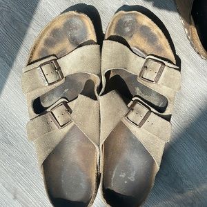 Birkenstock Arizona Suede Leather Sandal